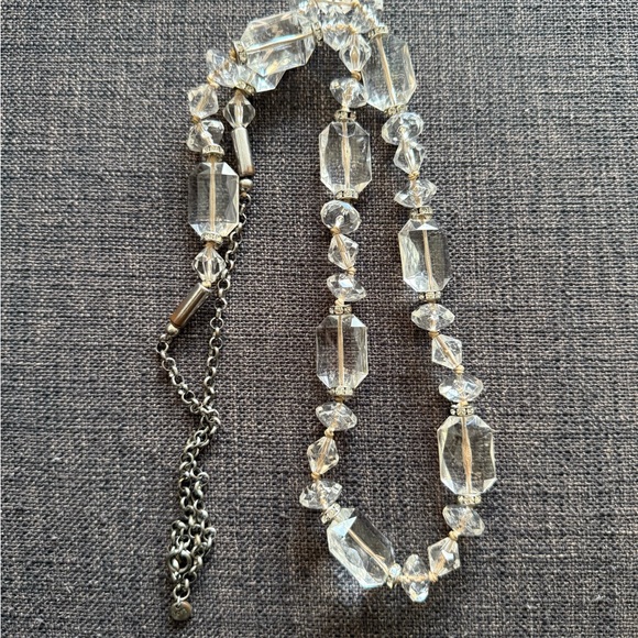 LOFT Jewelry - Elegant transparent Beaded Necklace by LOFT - 18” long